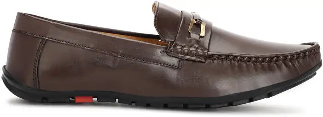 Shozon Lightweight Loafers For Men (Brown)