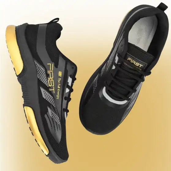 Shozon Premium Running Shoes For Men (Black)