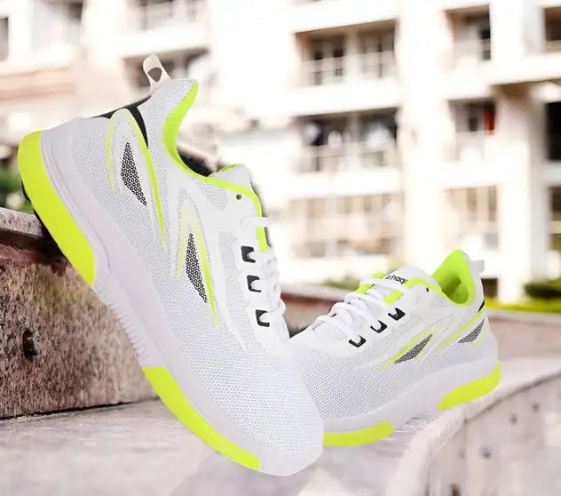 Shozon Premium Running Shoes For Men (White)