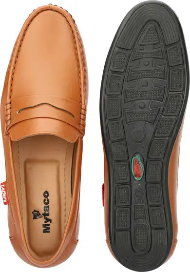 Shozon Loafers For Men (Tan)