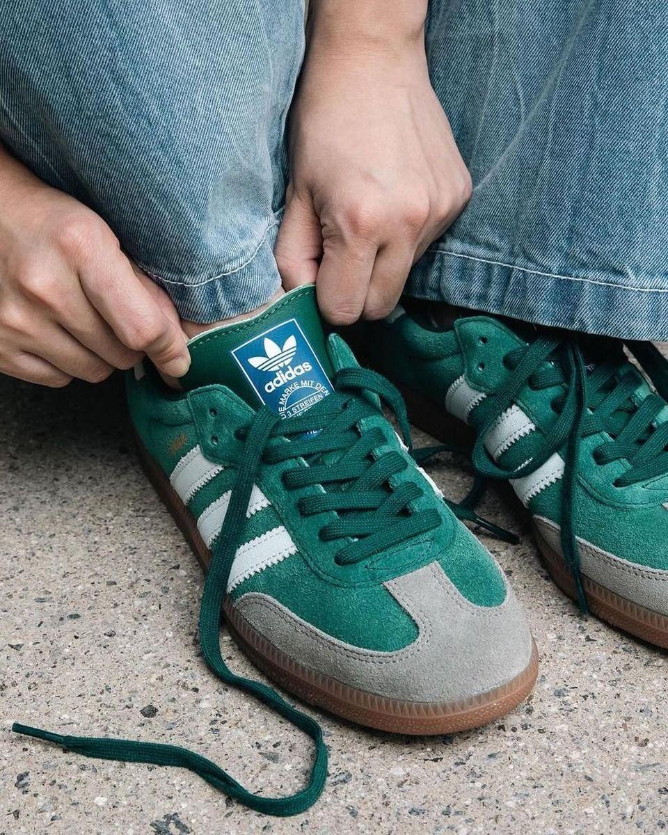 Adidas Samba Green Sneakers