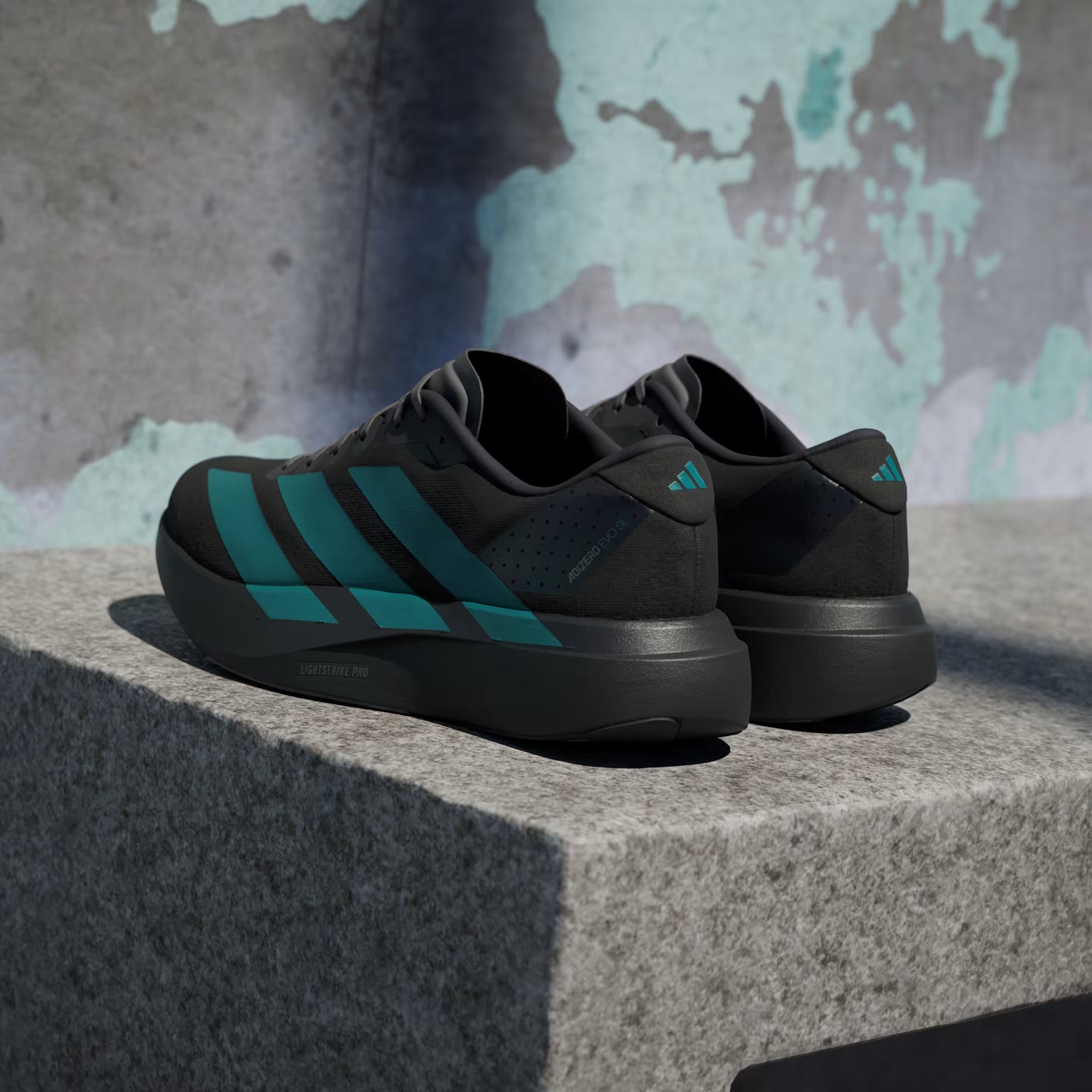 Adidas Adizero Evo SL Pure Teal Running Shoes
