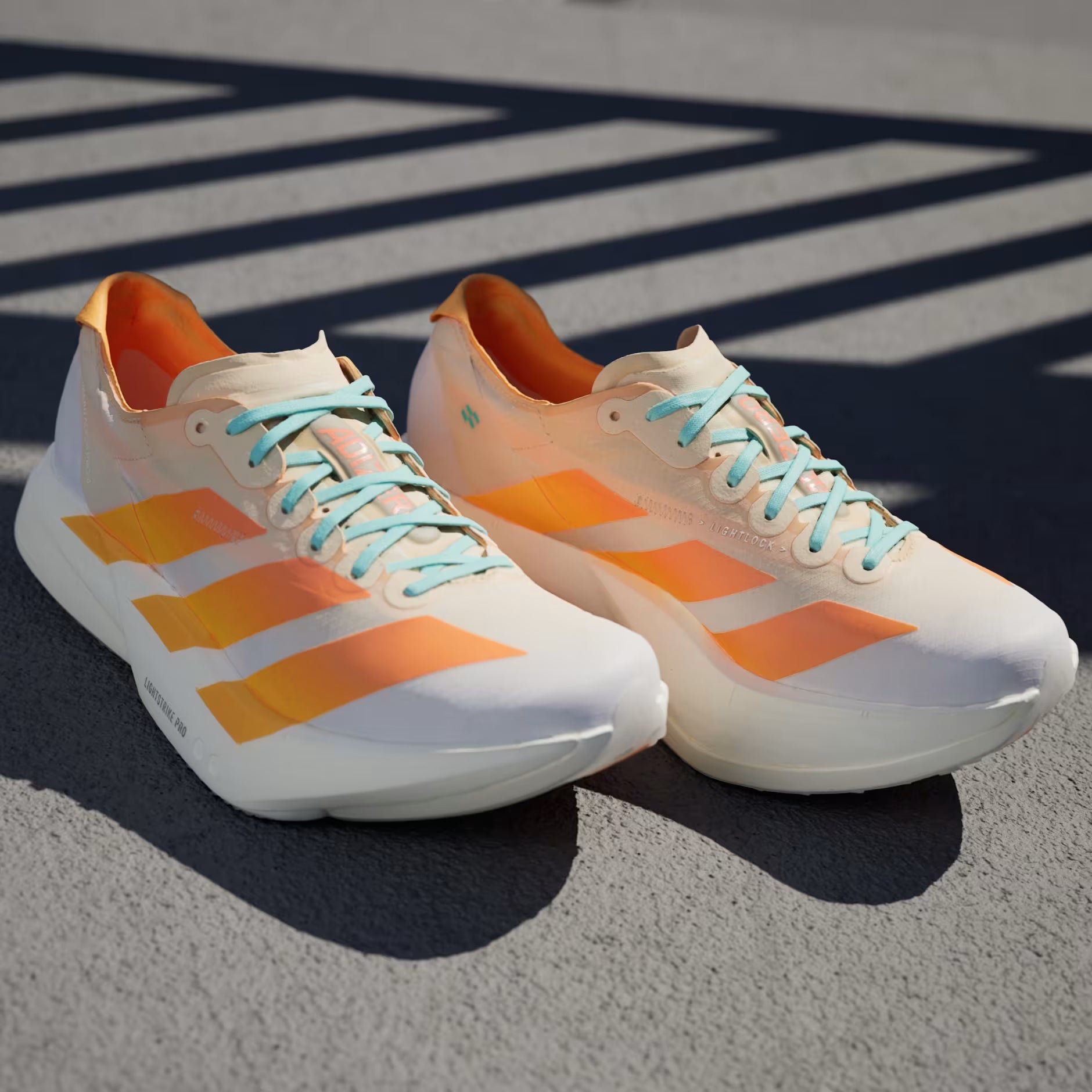 Adidas Adizero Pro 4 Flash Orange Running Shoes