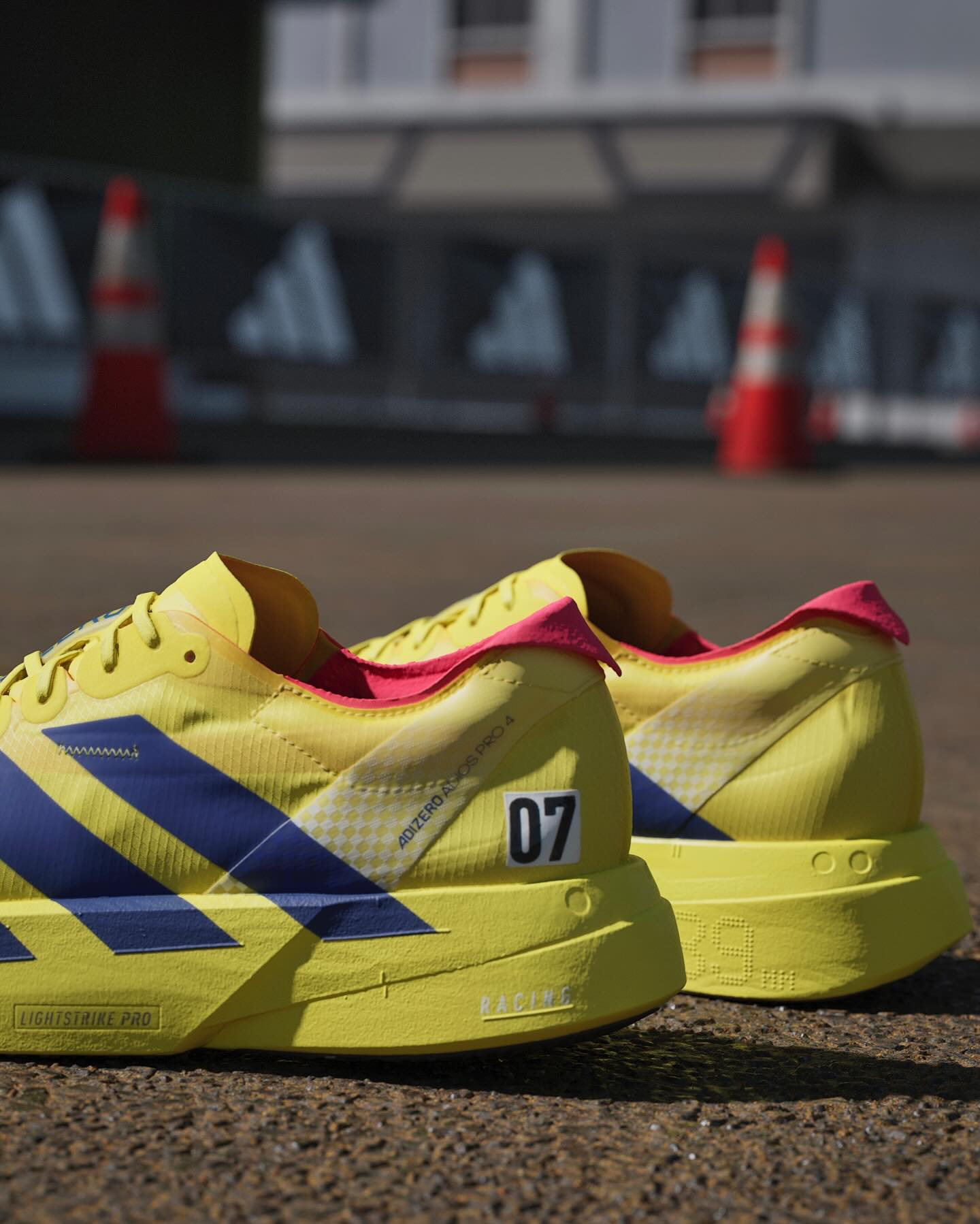 Adidas Adizero Pro 4 Sulfur Running Shoes