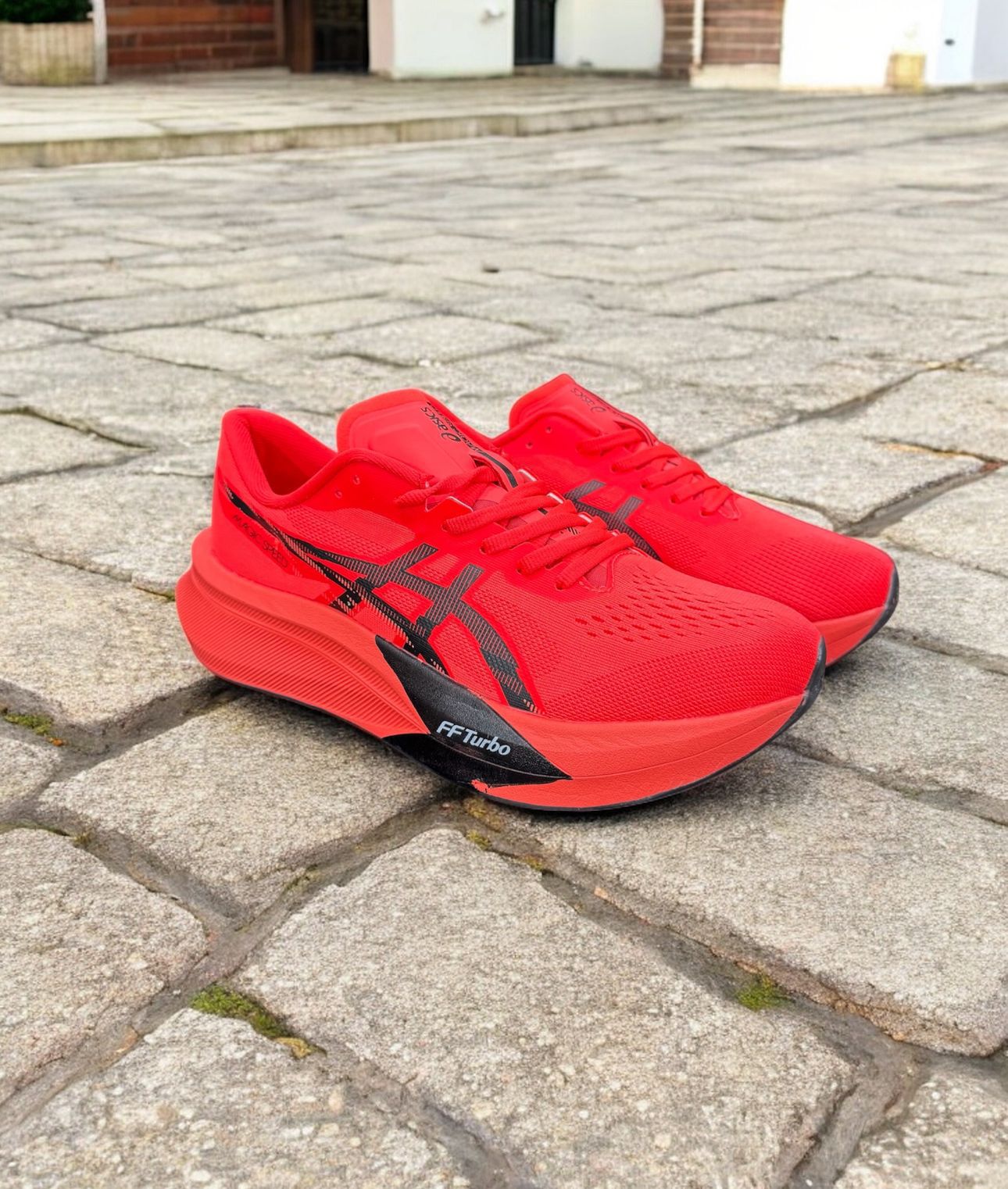 Asics Magic Speed 4 Red Running Shoes