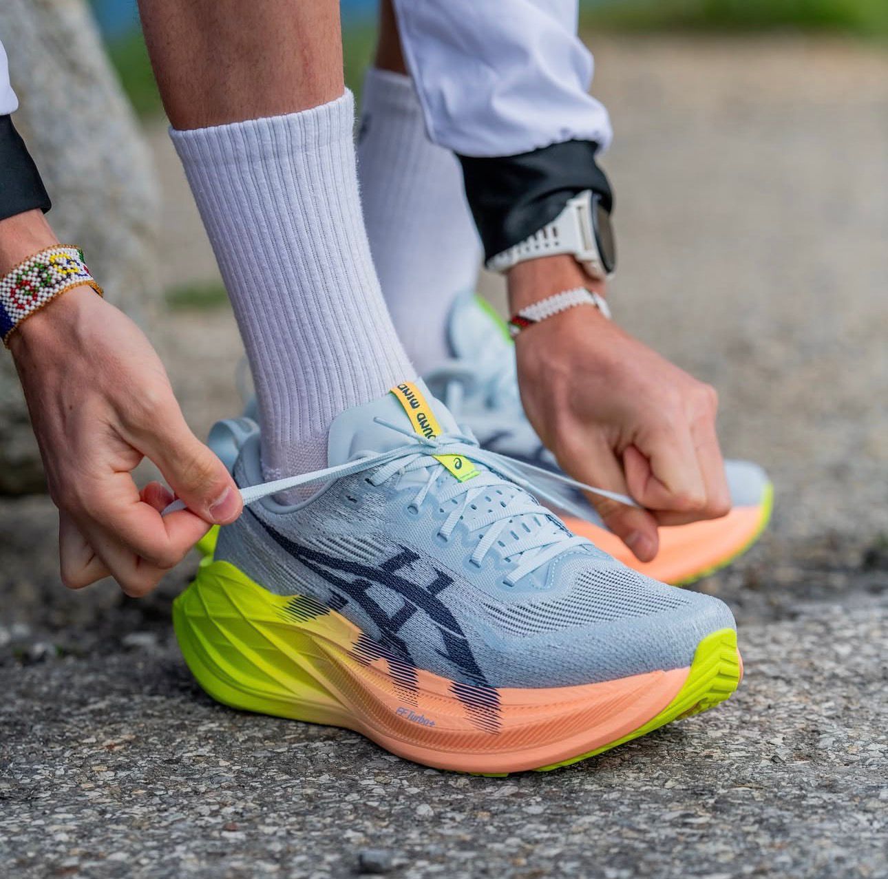 Asics Super Blast 2 Gray Running Shoes