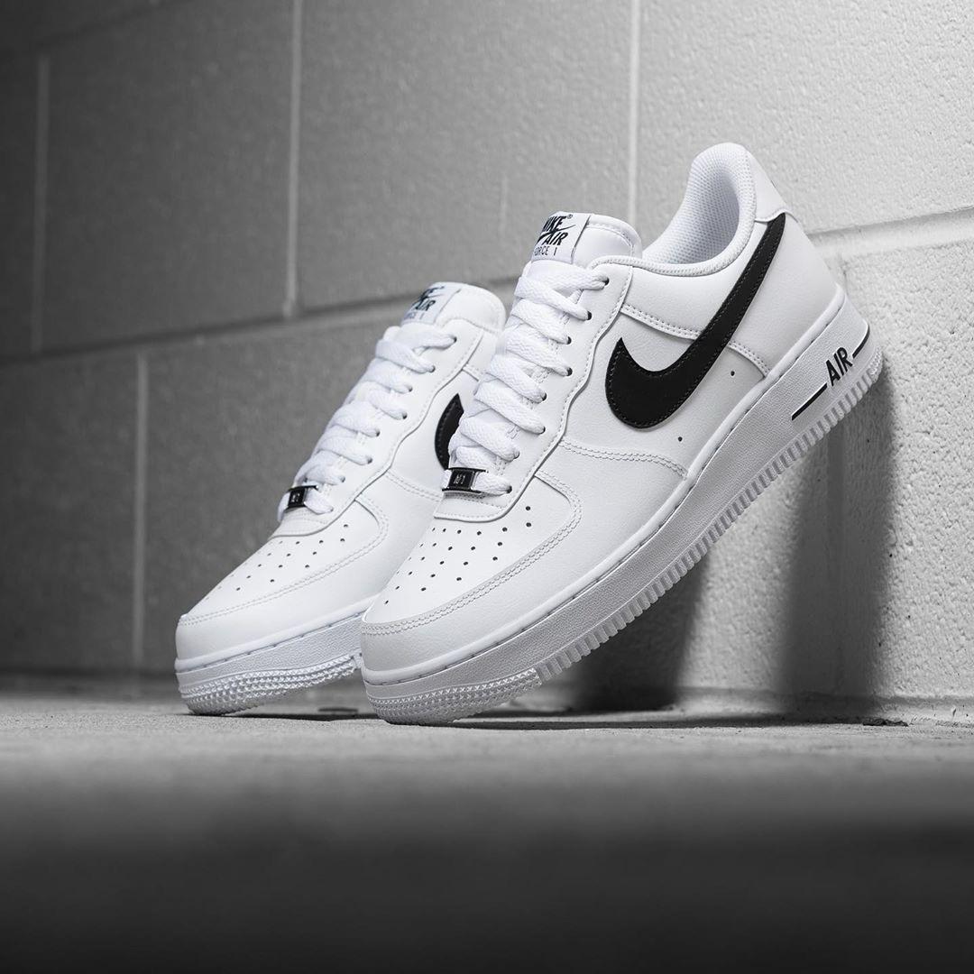 Branded Airforce 1 White Black Sneakers