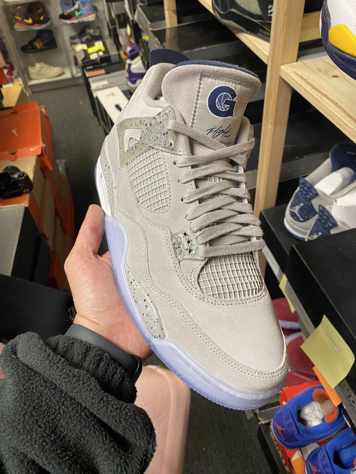 Branded Air 4 Retro Sgeorge Town Sneakers
