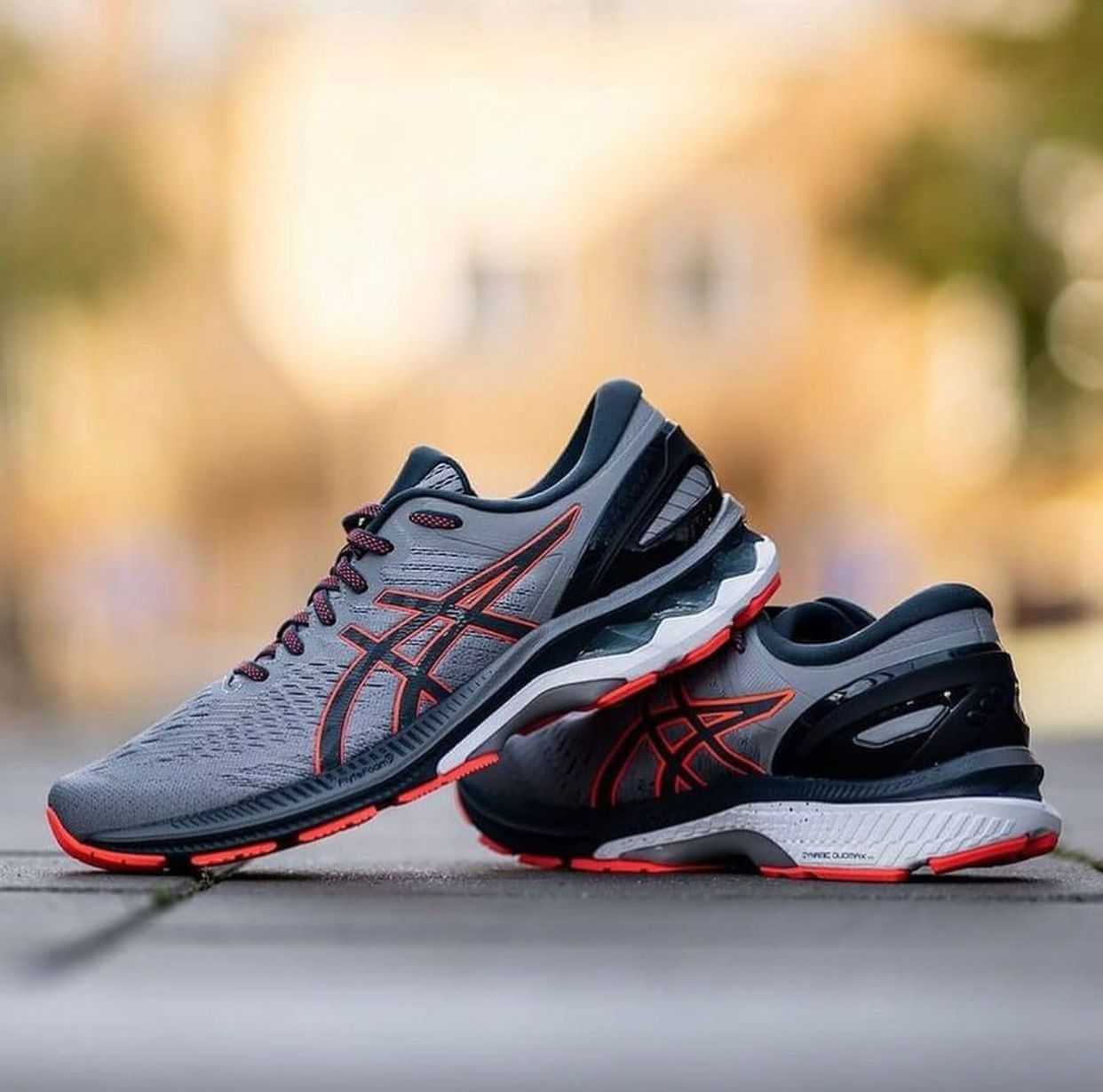 Asics Kayano 27 Grey Running Shoes