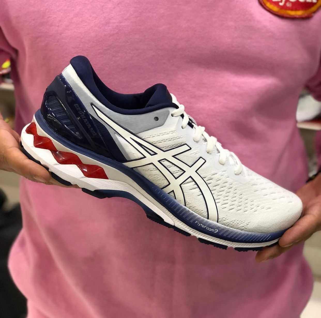 Asics Kayano 27 White Running Shoes