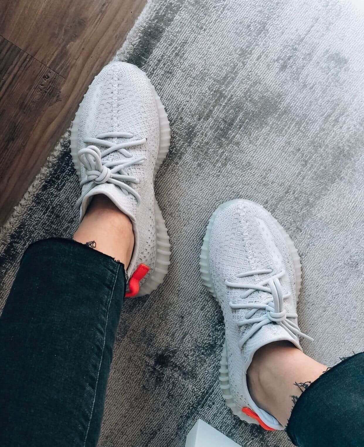 Branded Yeezy Boost 350 V2 Static Review Grey Sneakers