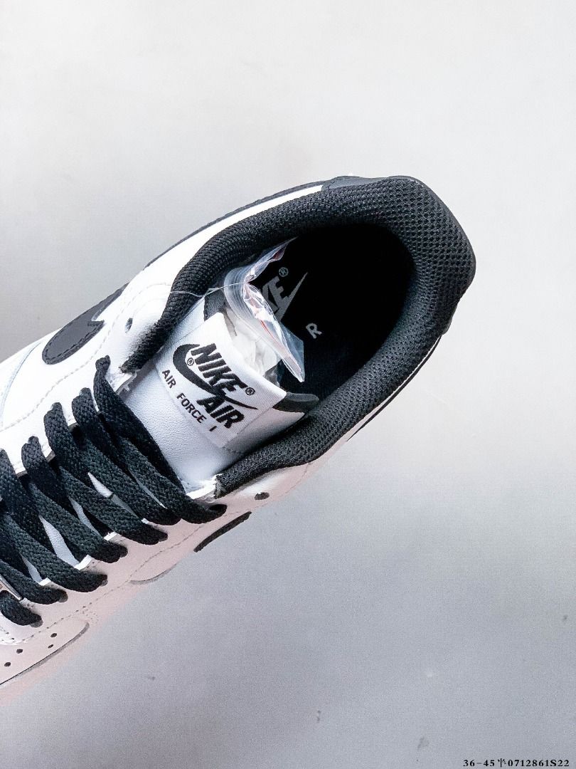 Airforce 1 White Black Sneakers