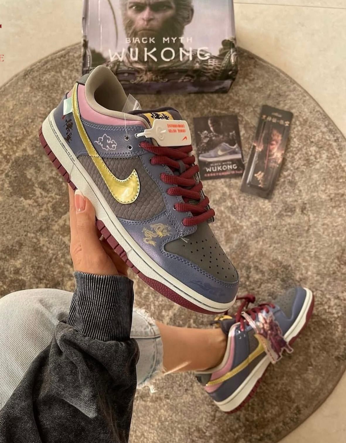 Nike Air Jordan SB Dunk Black Myth Sneakers