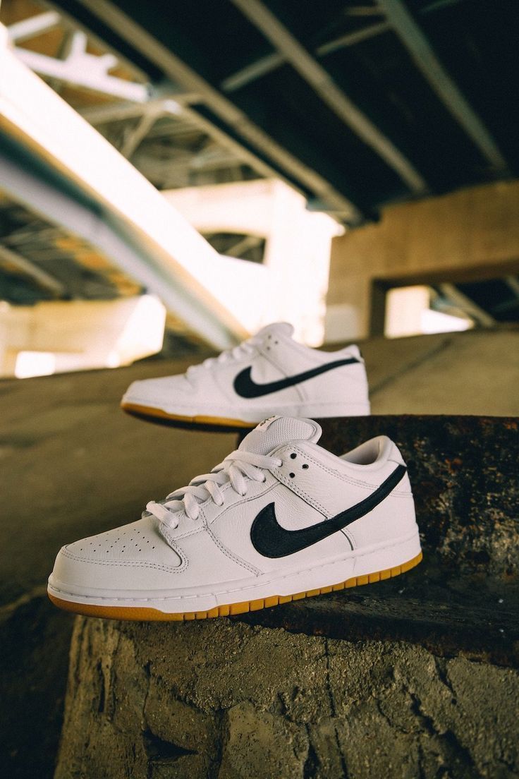 Nike SB Dunk White Gum Sneakers