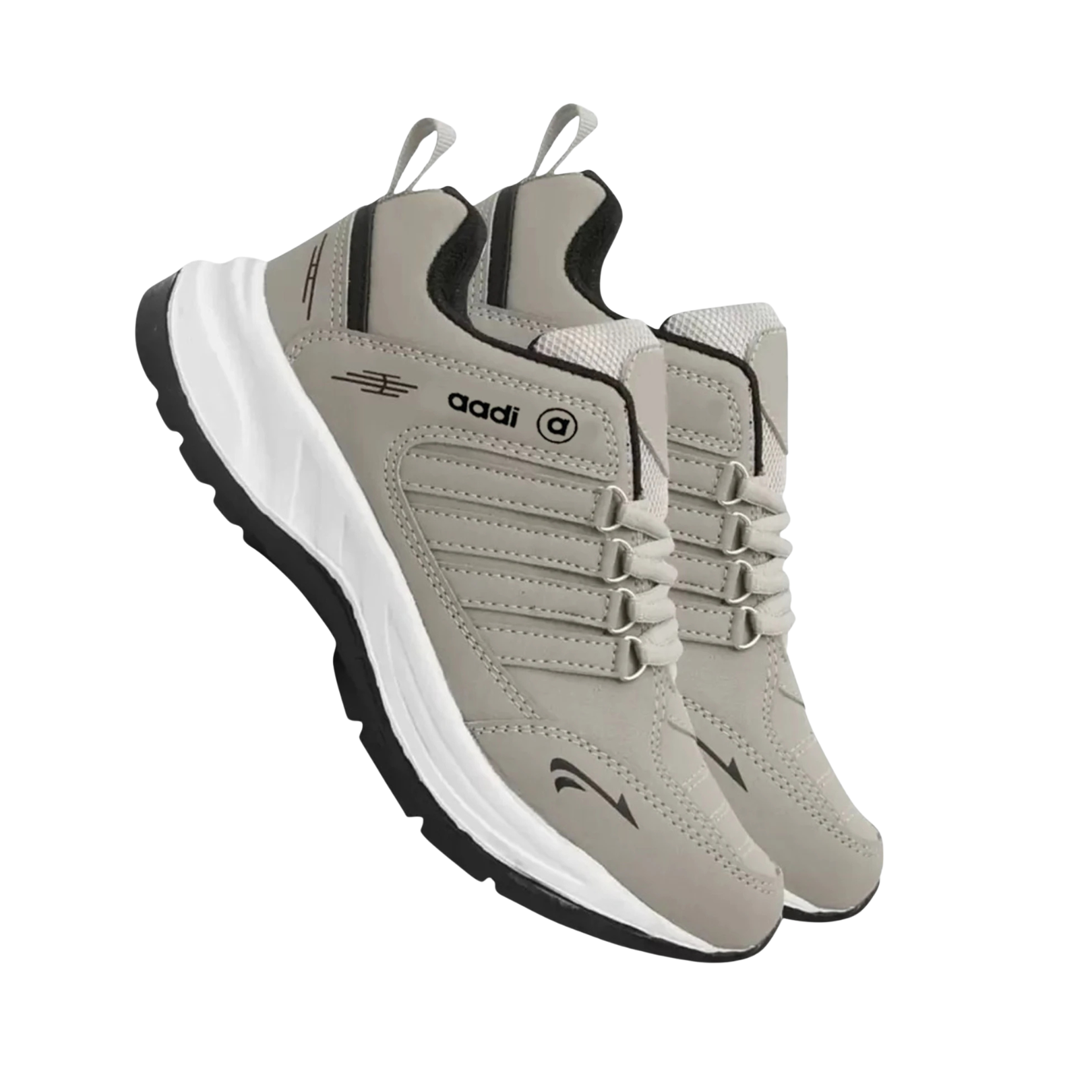 Shozon Grey Running Shoes For Men