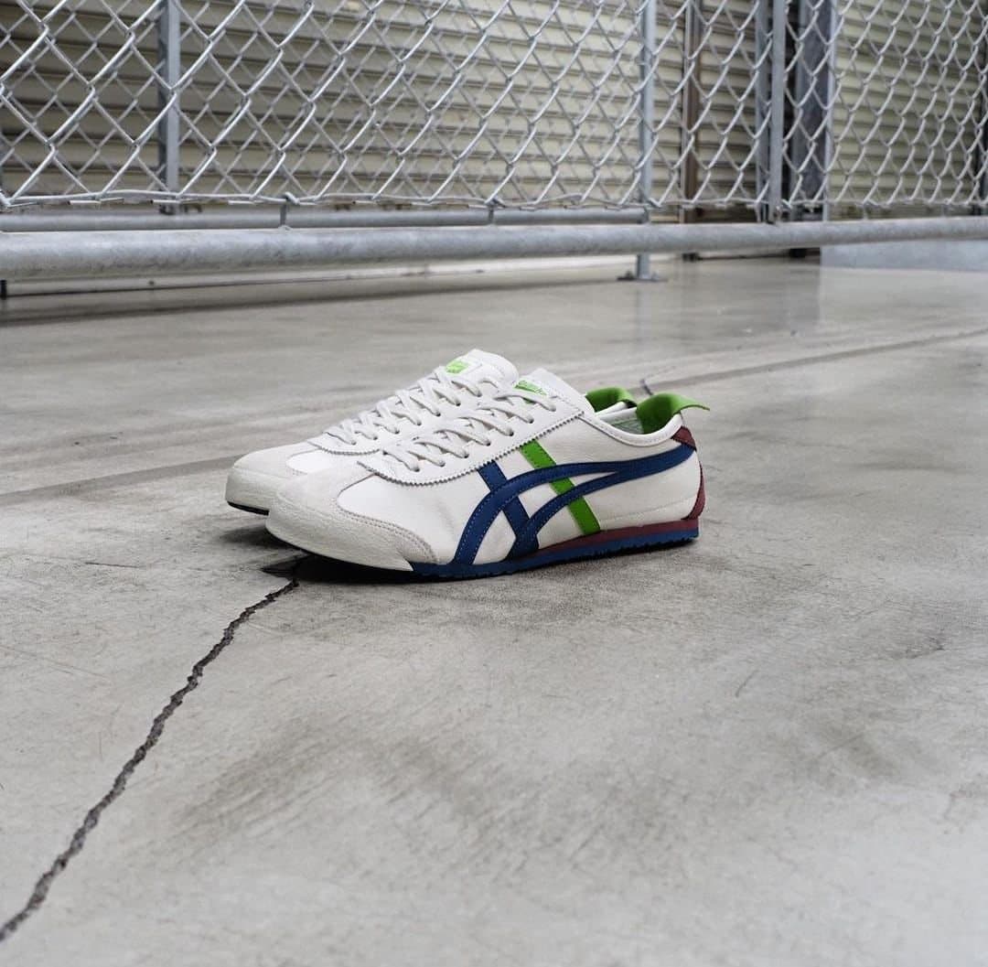 Onitsuka Tiger Mexico 66 Navy Green Sneakers