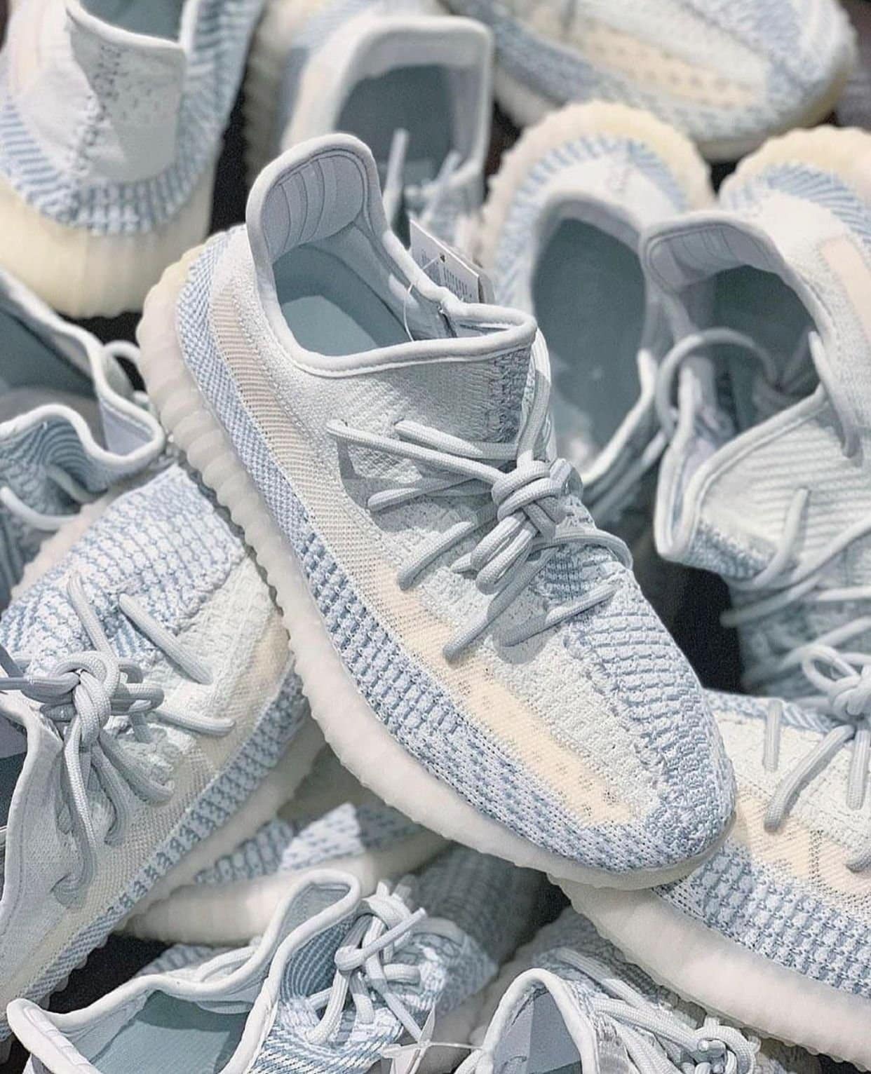 Branded Yeezy Boost 350 V2 Bone White Sneakers