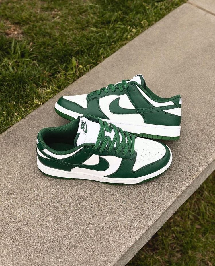 Branded SB Dunk Spartan Green Sneakers