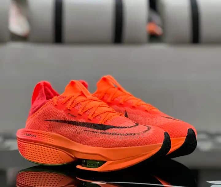 Branded Air Zoom Alphafly Orange Running Shoes