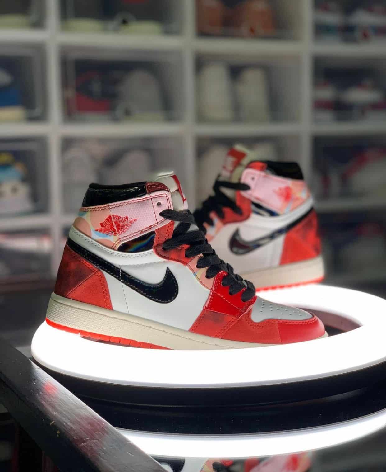 Branded Retro 1 Spider Man Long Sneakers