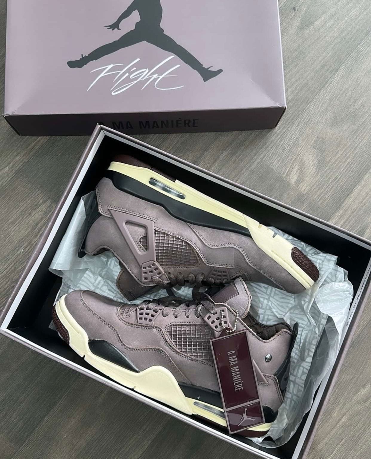 Branded Retro 4 Violet Sneakers