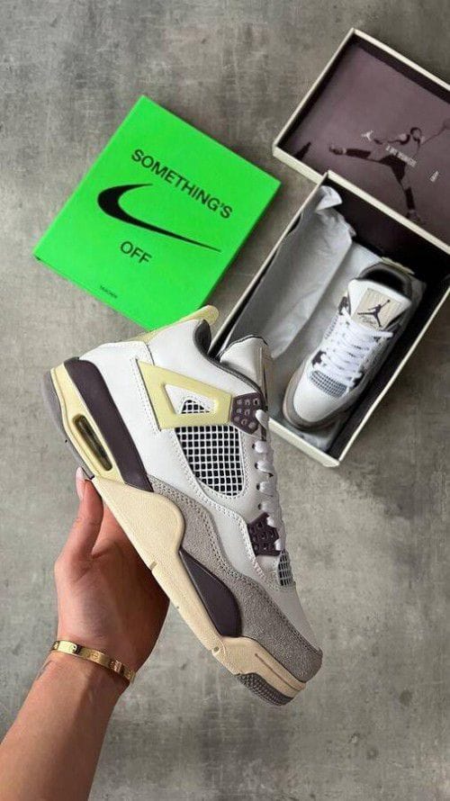 Branded Retro 4 Green Thunder Sneakers
