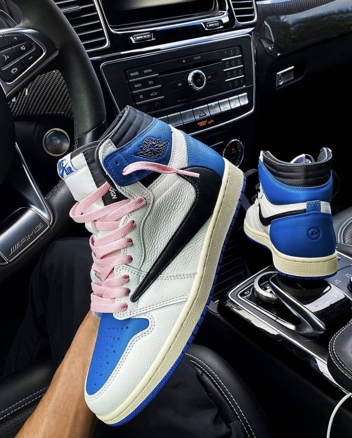 Branded Air 1 Travis Scott Fragment Sneakers