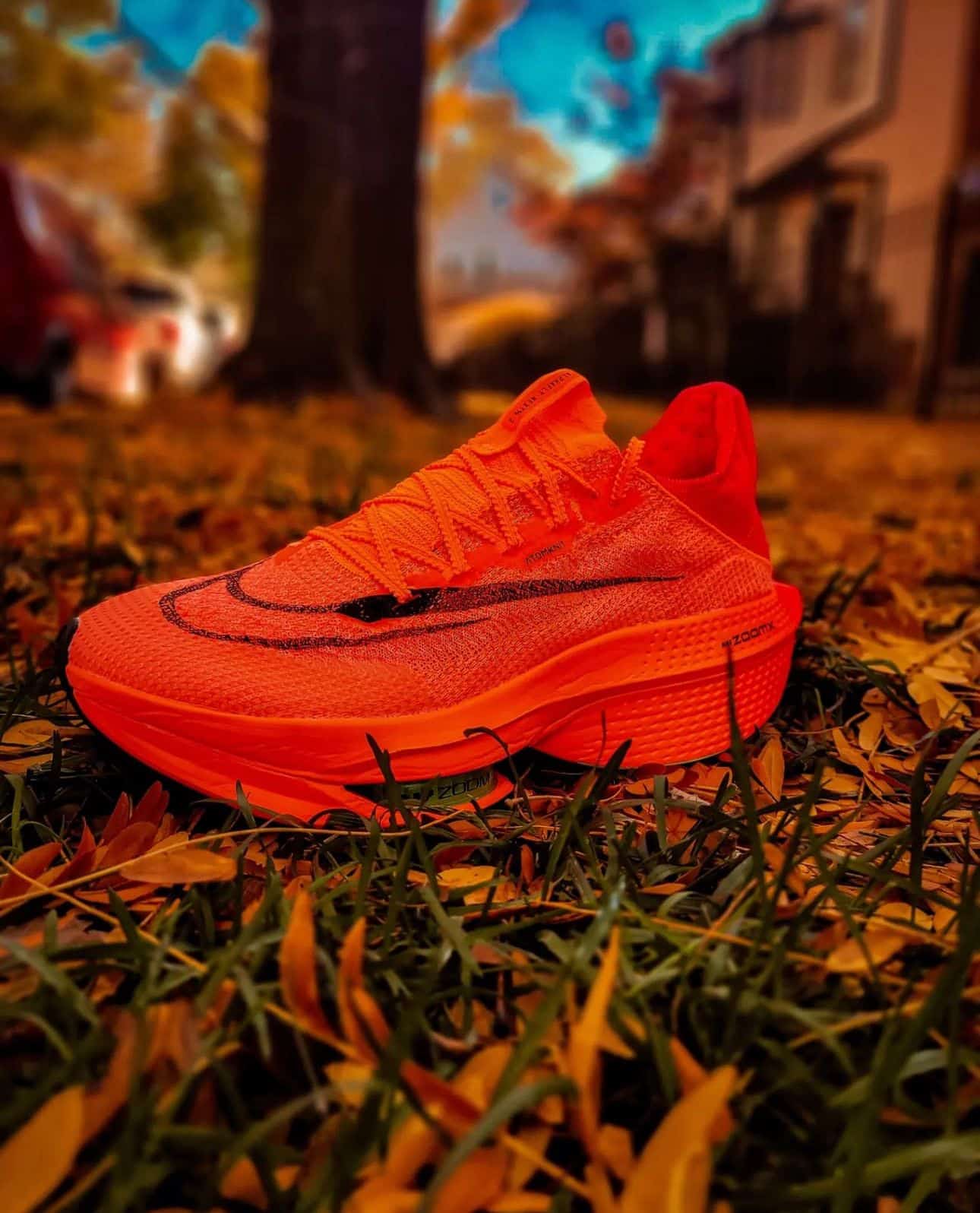 Branded Air Zoom Alphafly Orange Running Shoes