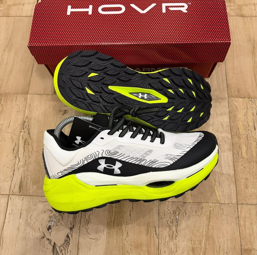 Under Armour UA Infinite Pro White Lime Running Shoes