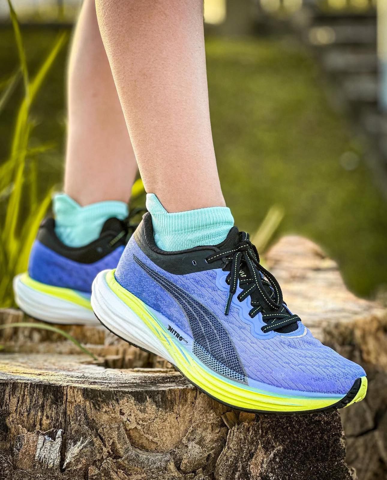 Puma Deviate Nitro 2 Royal Lime Running Shoes