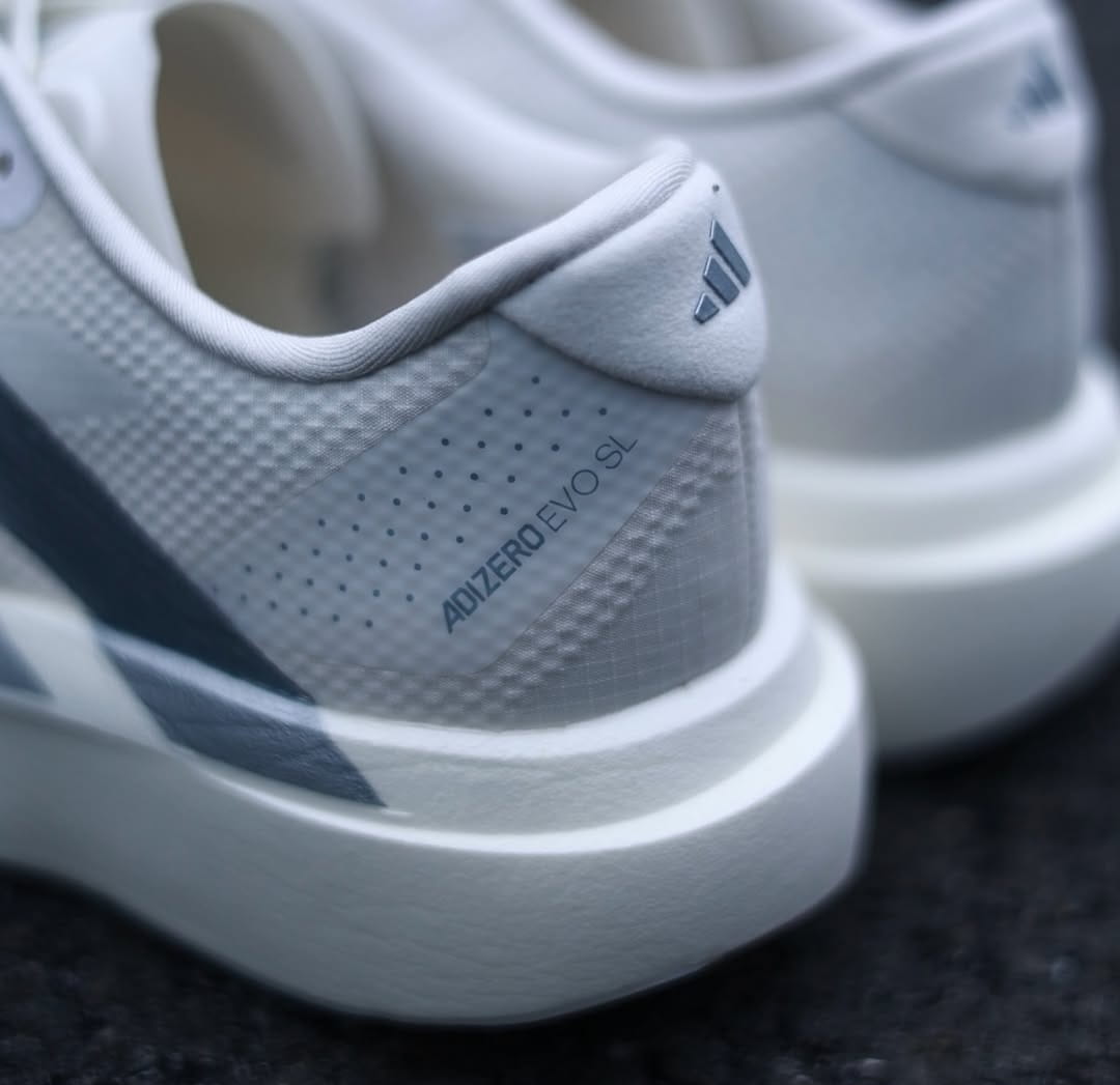 Adidas Adizero Evo SL Core White Running Shoes