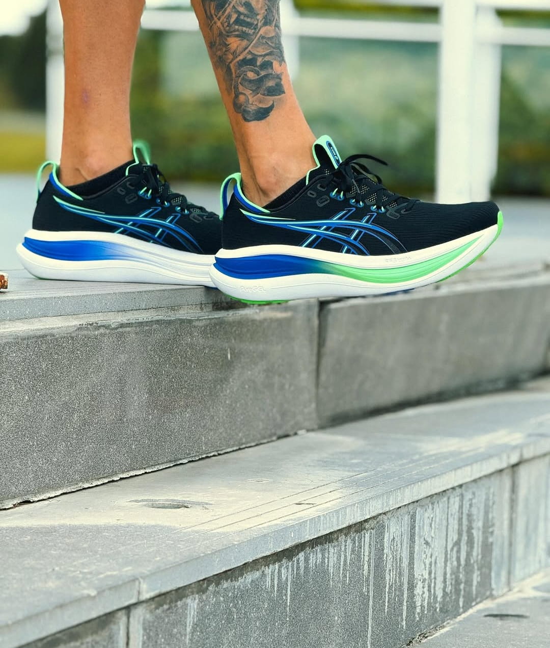 Asics Gel-Nimbus 28 Black Cobalt Burst Running Shoes