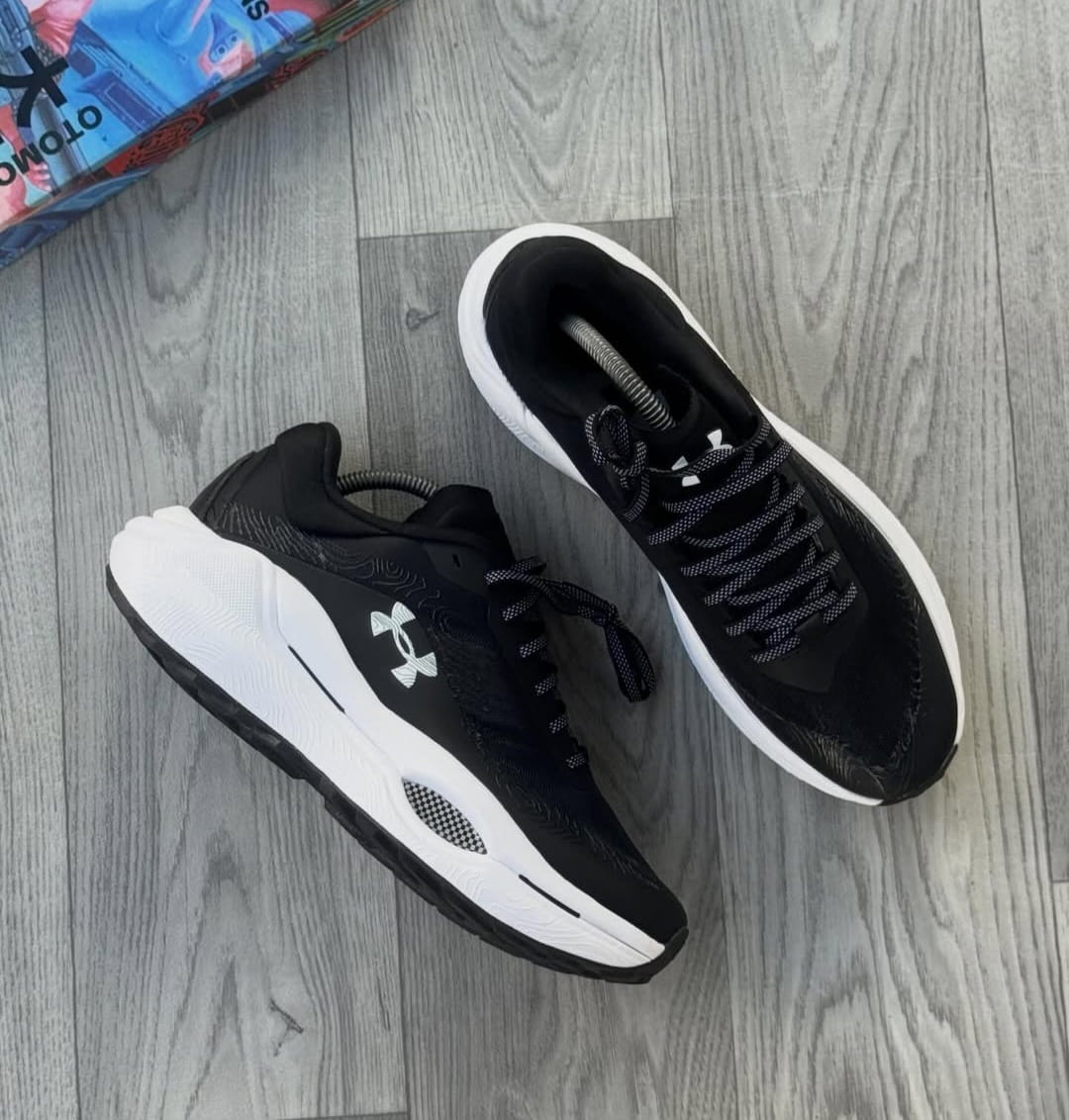 Under Armour UA Infinite Pro Black White Running Shoes