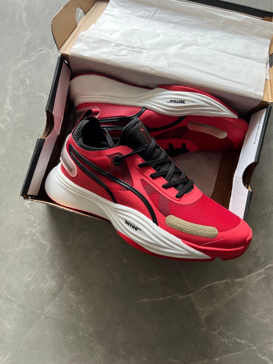 Puma PWR Nitro SQD Red Running Shoes