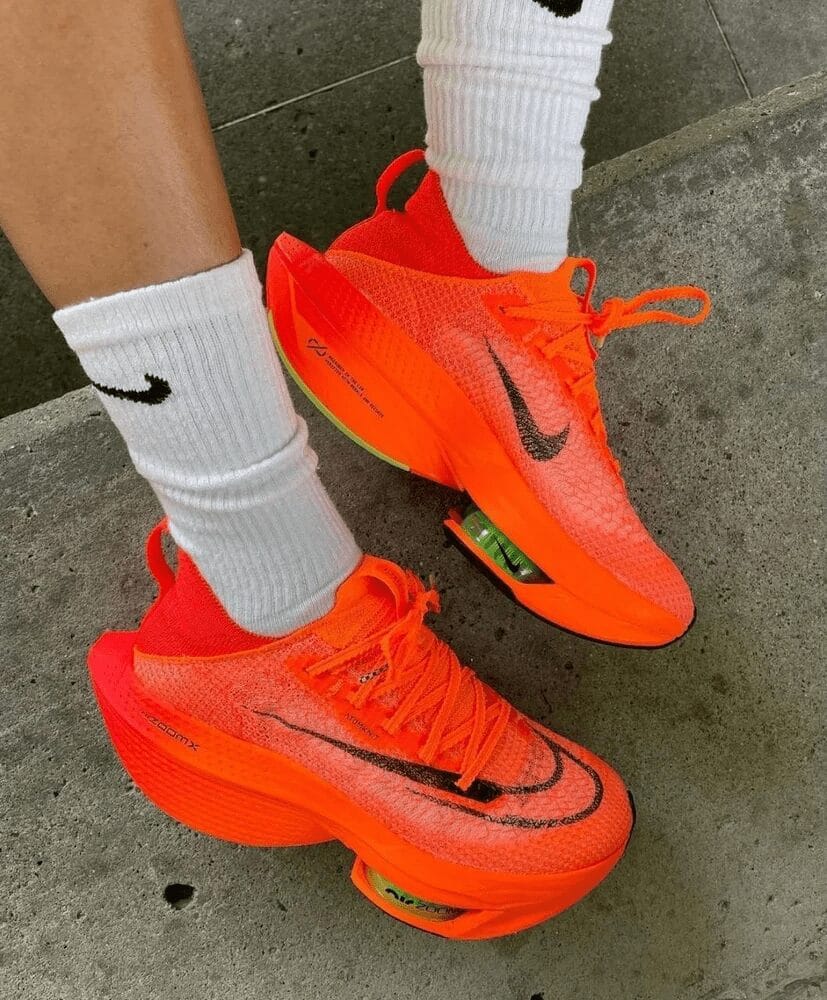 Branded Air Zoom Alphafly Orange Running Shoes