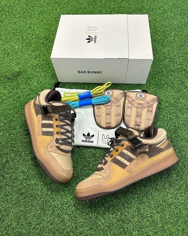 Branded Bad Bunny Brown Sneakers