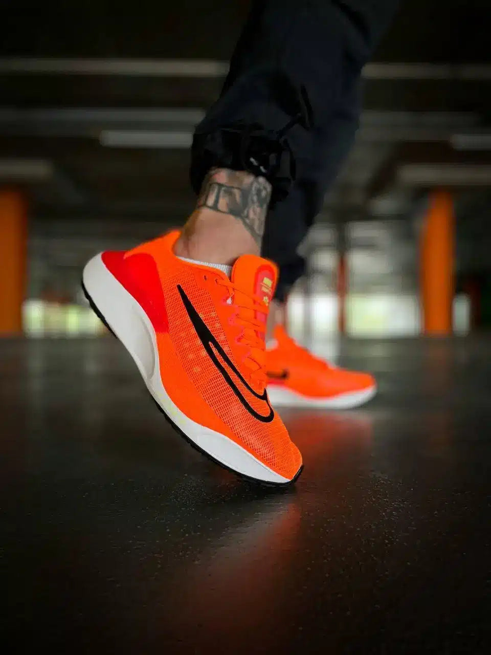 Branded Zoom Fly 5 Orange Running Shoes