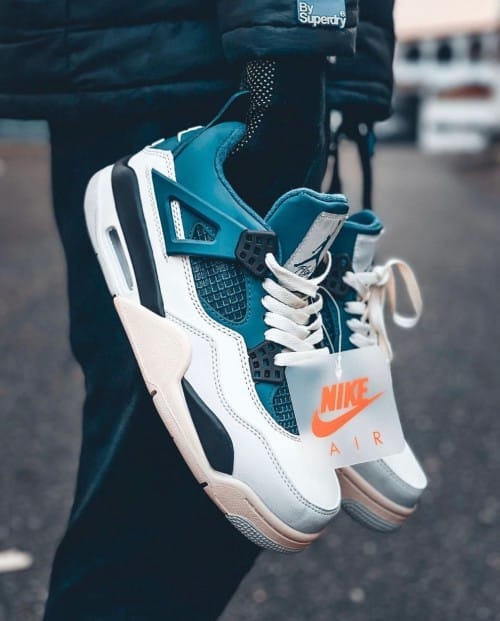 Branded Air 4 Retro Snorlax Sneakers