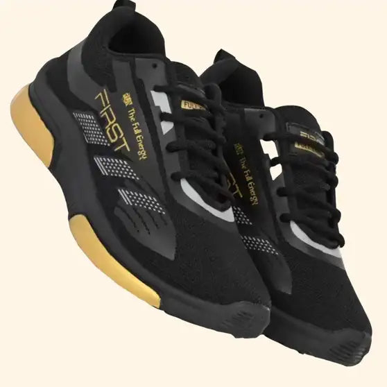 Shozon Premium Running Shoes For Men (Black)