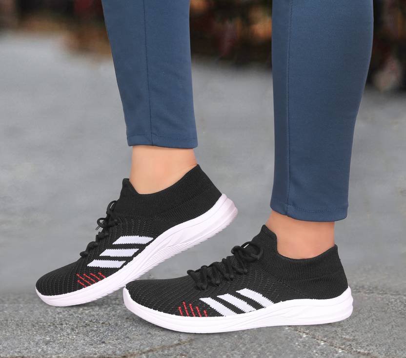 Shozon Black Sports Shoes For Men (Black)