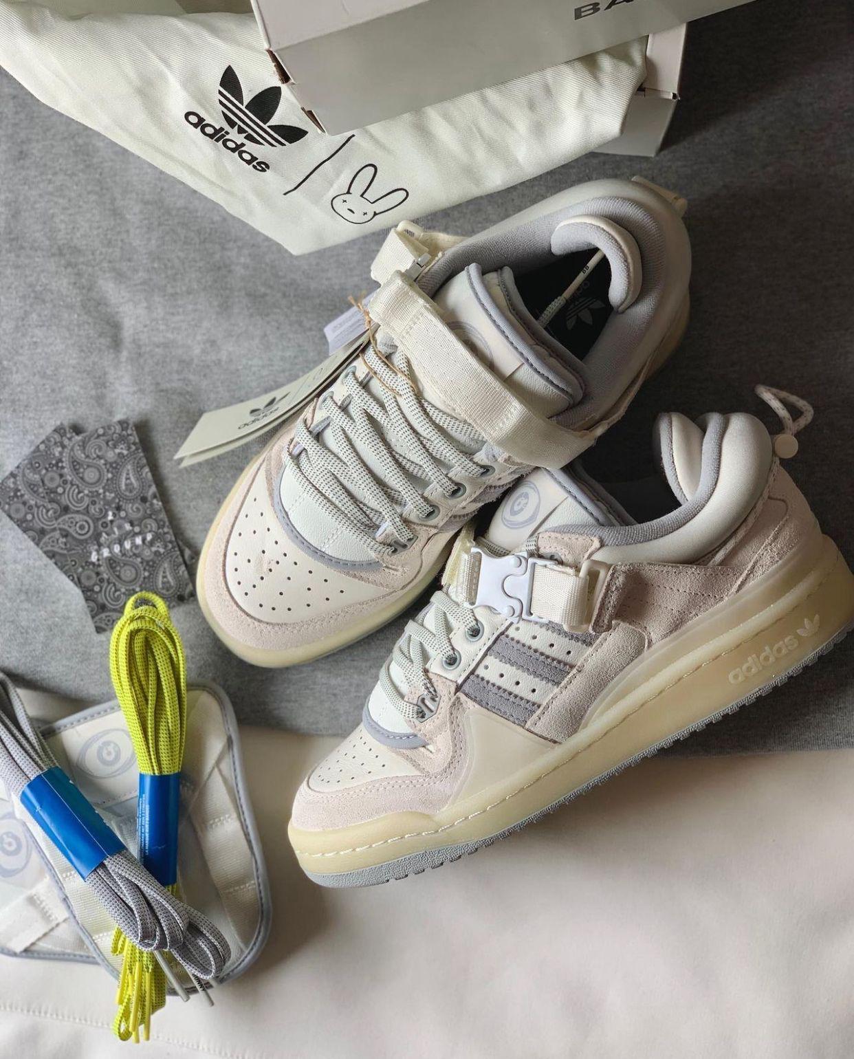 Adidas Bad Bunny Grey Sneakers