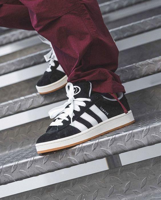 Adidas Campus Black White Sneakers