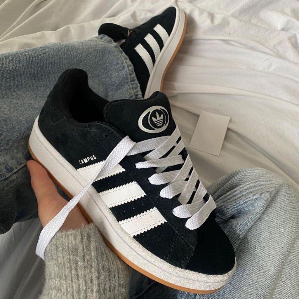 Adidas Campus Black White Sneakers