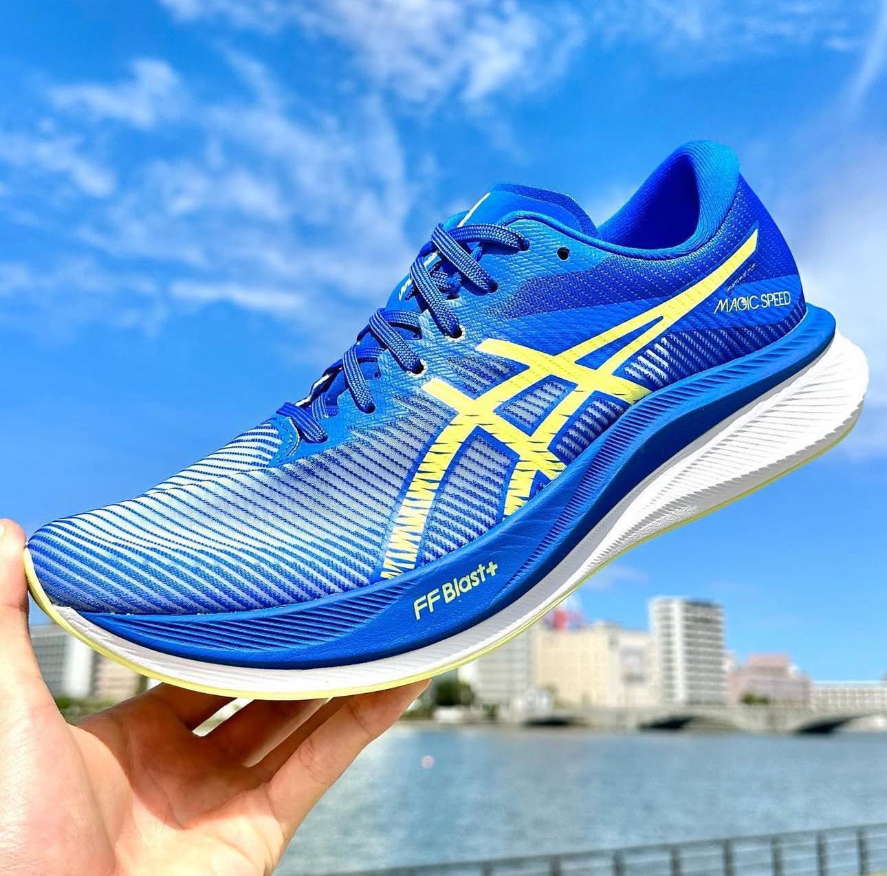 Asics Magic Speed Blue Running Shoes