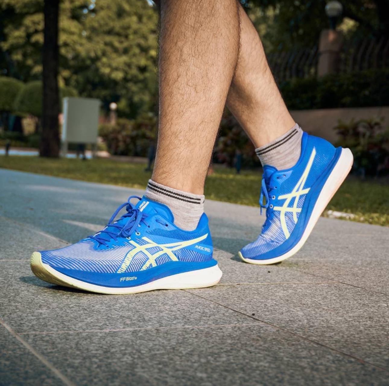 Asics Magic Speed Blue Running Shoes