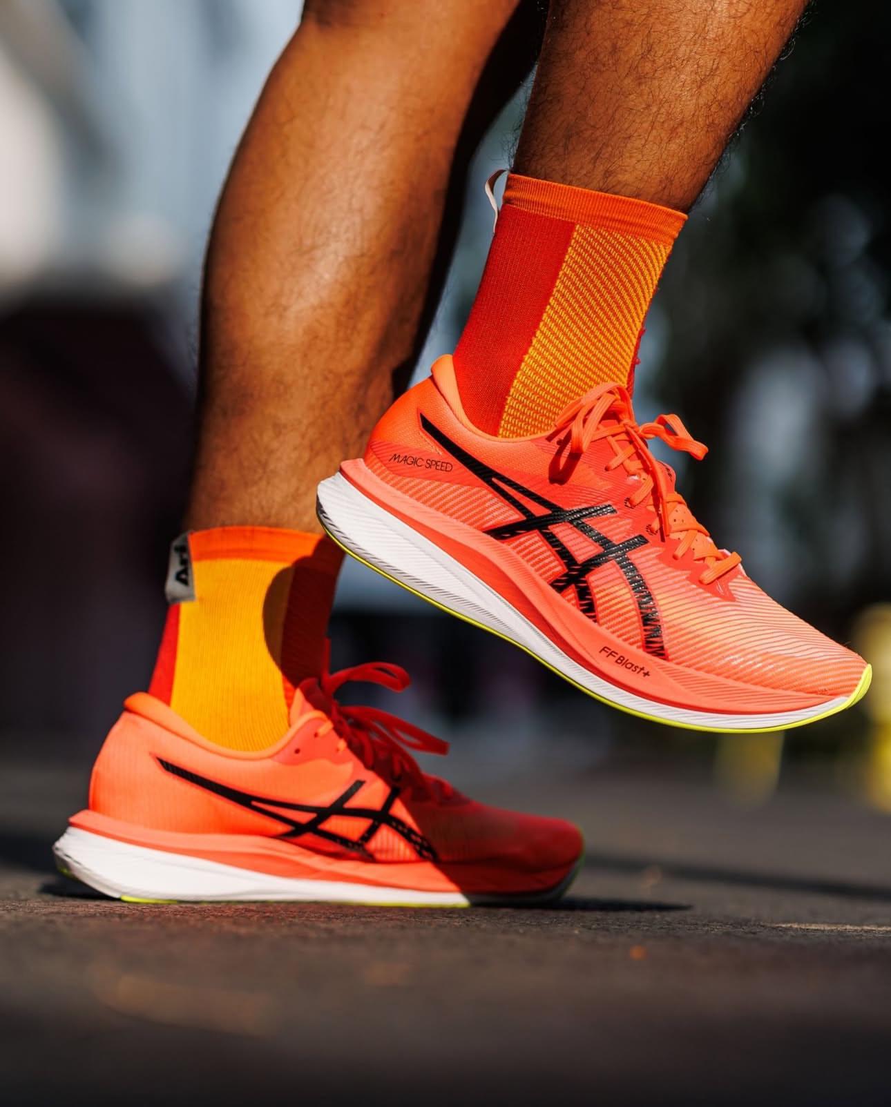 Asics Magic Speed Red Running Shoes
