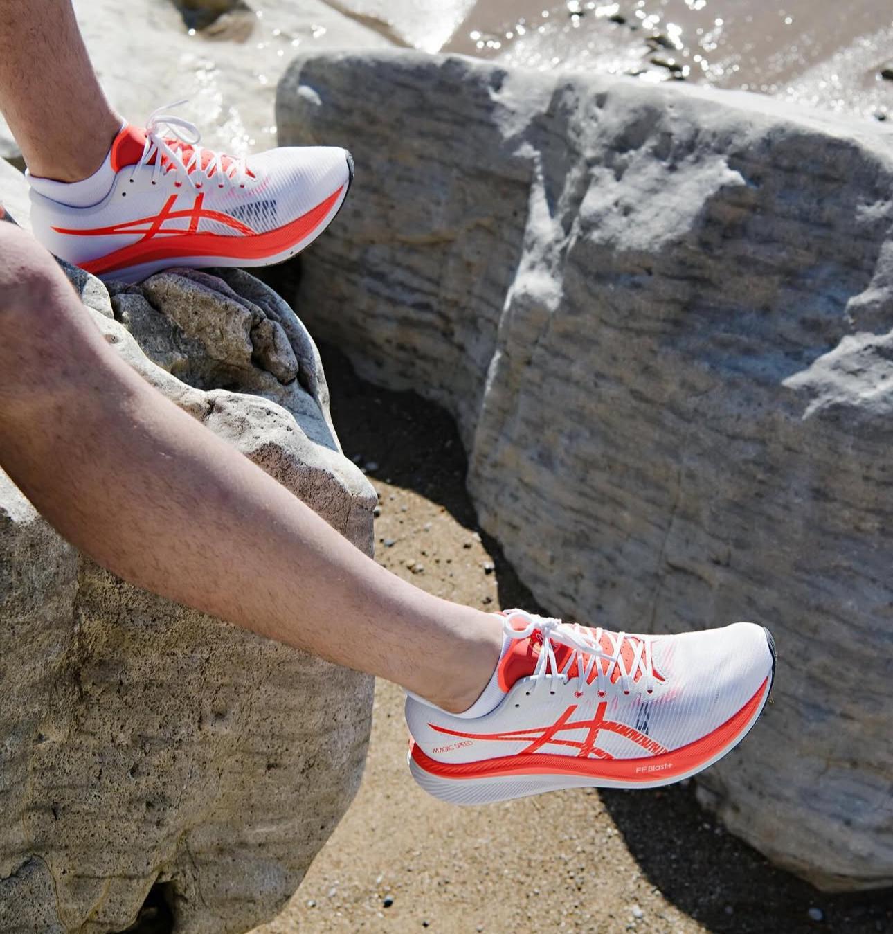 Asics Magic Speed White Running Shoes