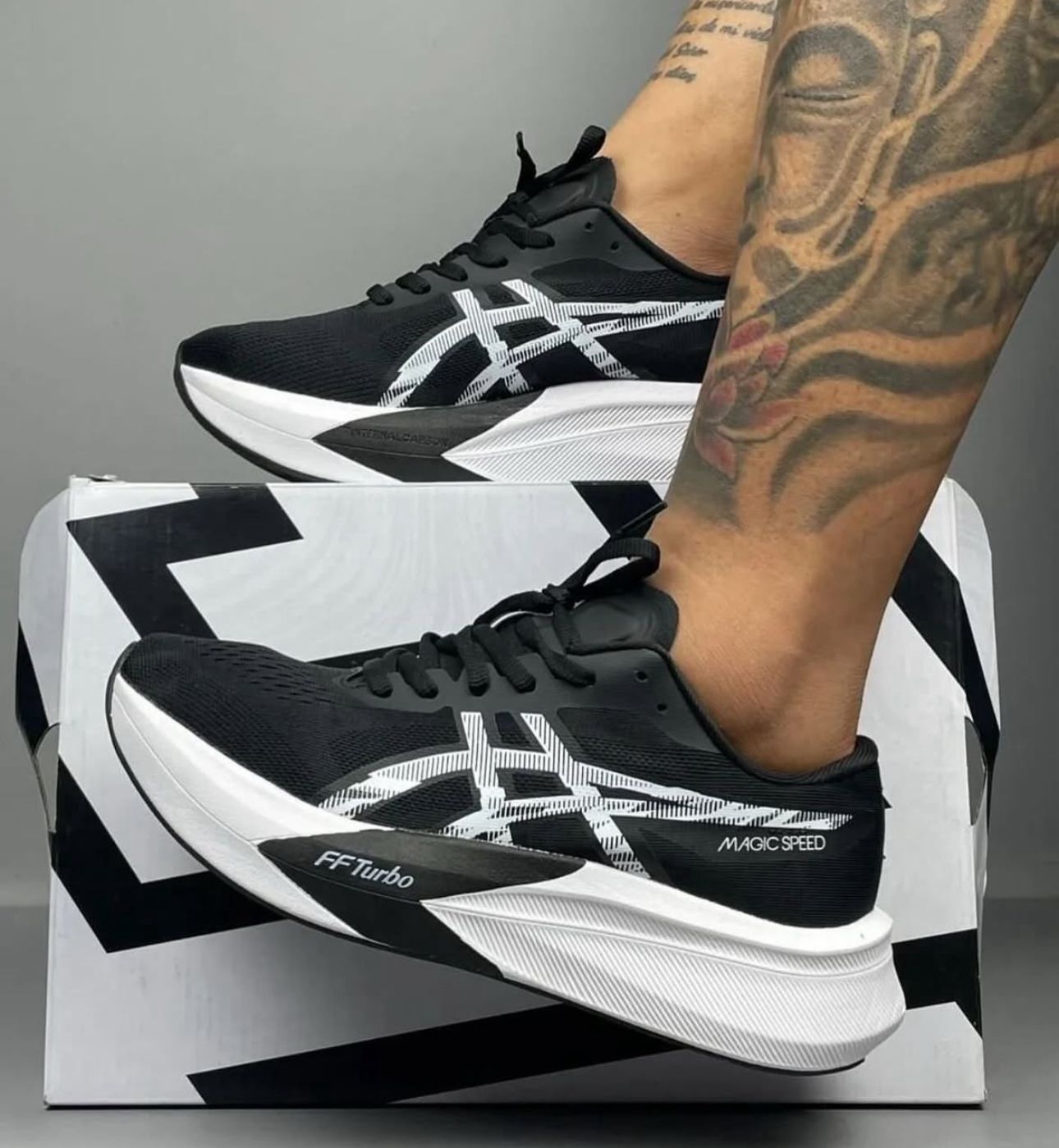 Asics Magic Speed 4 Black Running Shoes
