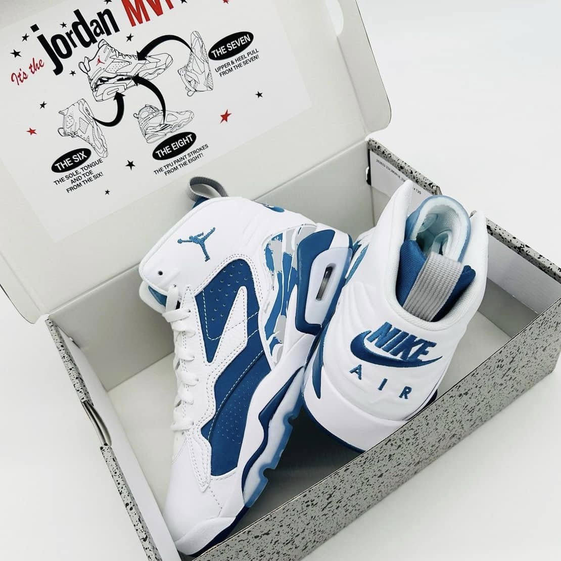 Jumpman Retro 6 Mvp Blue Sneakers