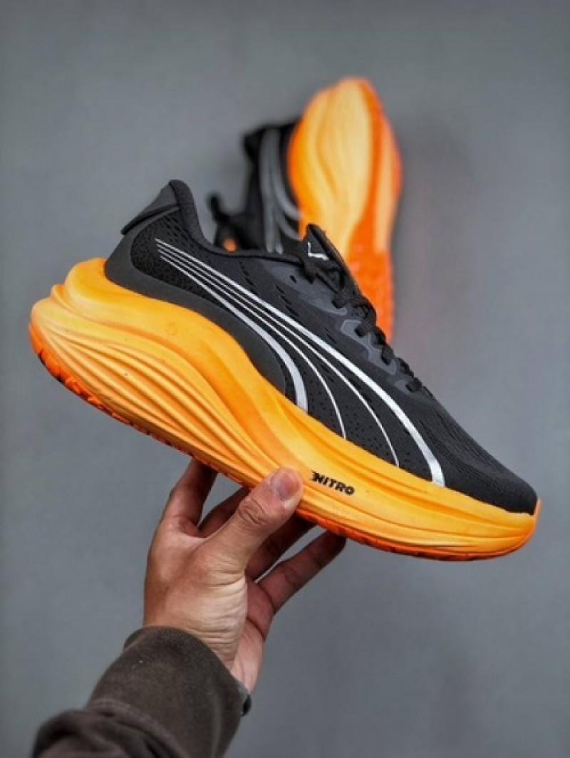 Nitro Magmax Black Orange Running Shoes